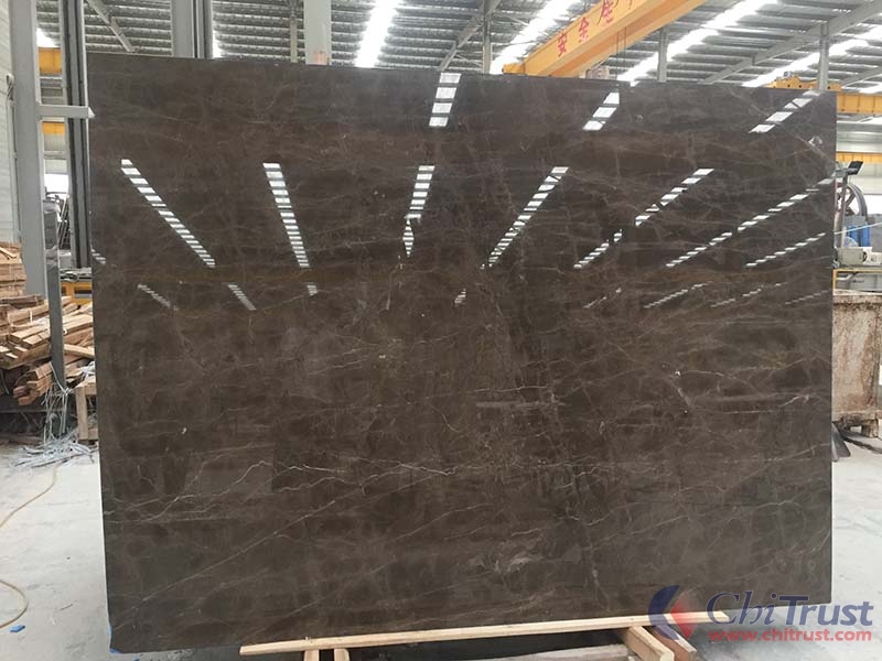 <b>China dark brown marble big slab for constructions</b>